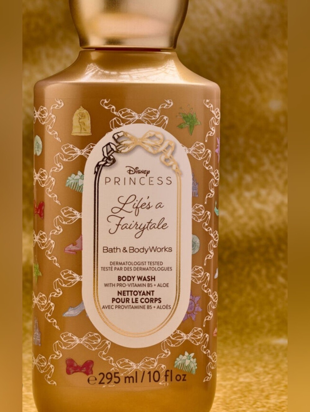 Bath & Body Works Gold Disney Princess "Life's a Fairytale" Set